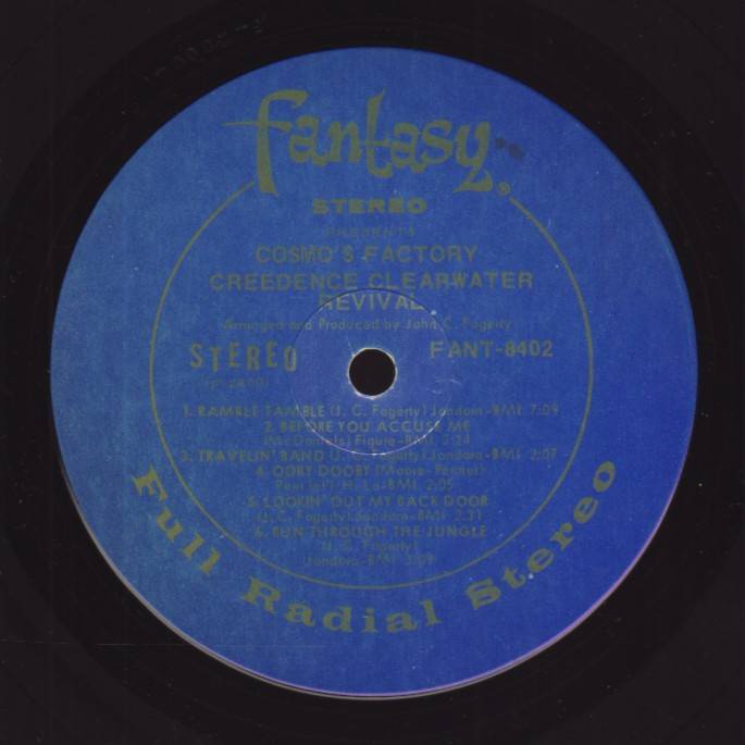 Creedence Clearwater Revival Cosmos Factory [lp label b usa]